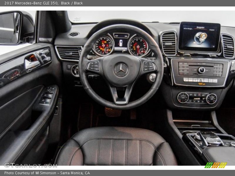 Black / Black 2017 Mercedes-Benz GLE 350