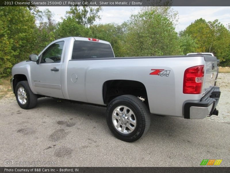 Silver Ice Metallic / Ebony 2013 Chevrolet Silverado 2500HD LT Regular Cab 4x4