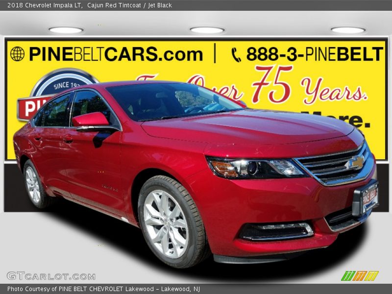 Cajun Red Tintcoat / Jet Black 2018 Chevrolet Impala LT