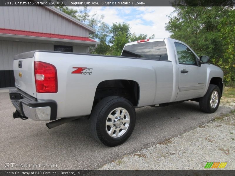 Silver Ice Metallic / Ebony 2013 Chevrolet Silverado 2500HD LT Regular Cab 4x4