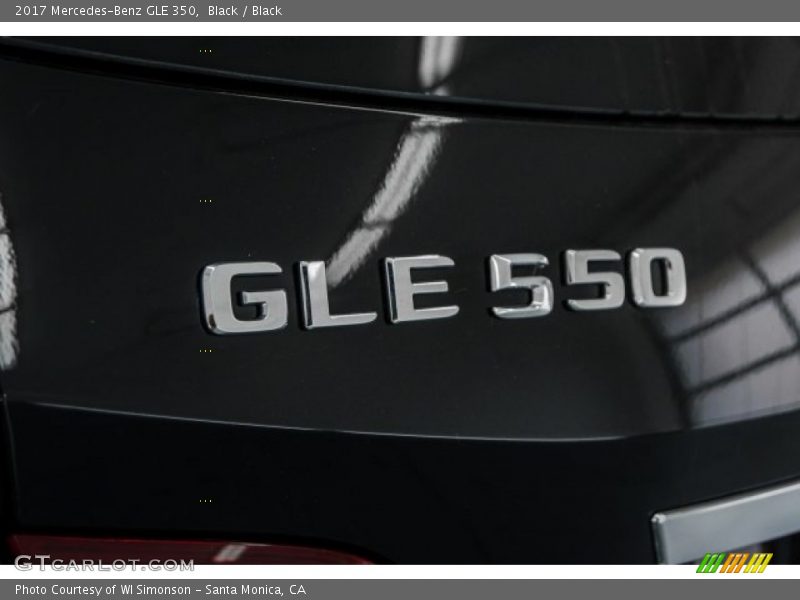 Black / Black 2017 Mercedes-Benz GLE 350