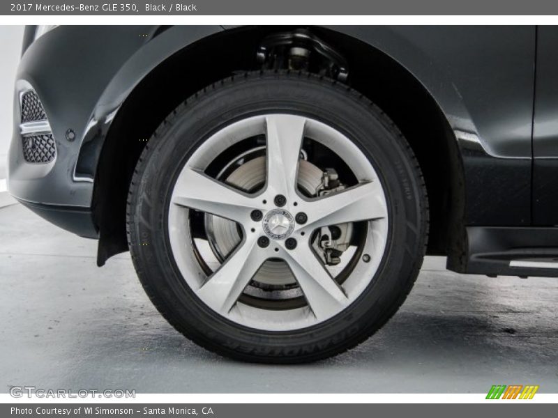 Black / Black 2017 Mercedes-Benz GLE 350