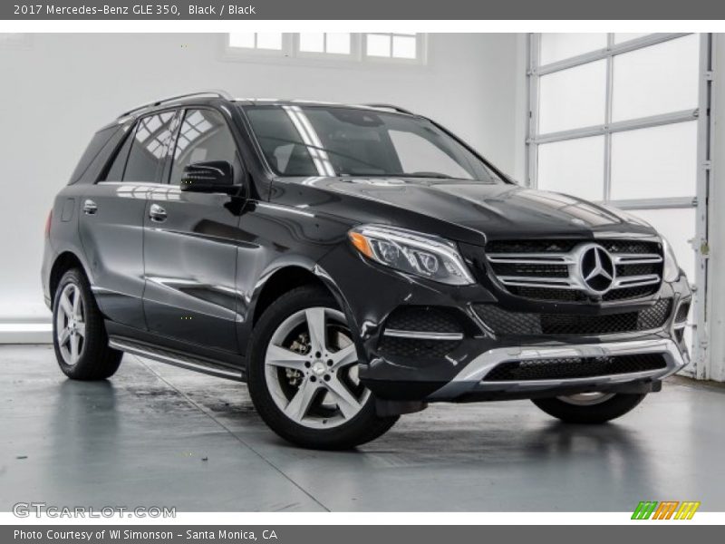 Black / Black 2017 Mercedes-Benz GLE 350