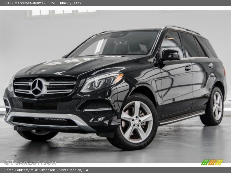 Black / Black 2017 Mercedes-Benz GLE 350