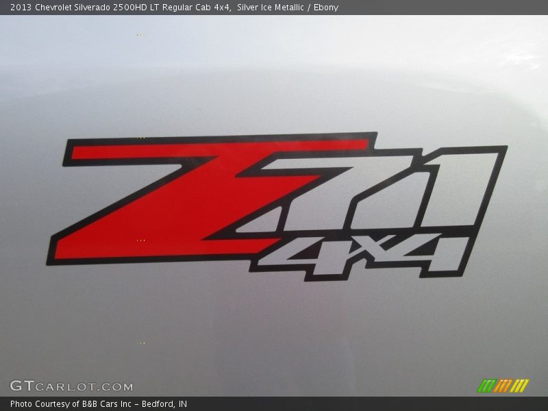 Silver Ice Metallic / Ebony 2013 Chevrolet Silverado 2500HD LT Regular Cab 4x4