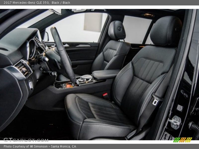 Black / Black 2017 Mercedes-Benz GLE 350