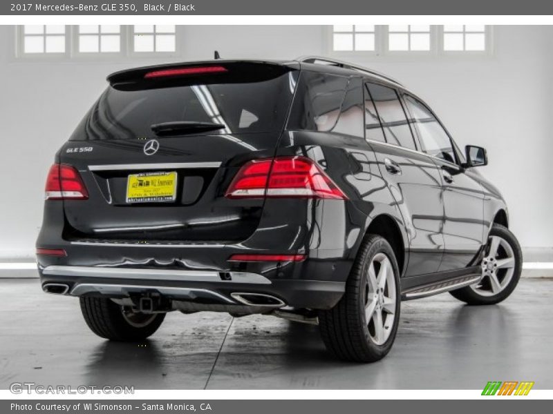 Black / Black 2017 Mercedes-Benz GLE 350