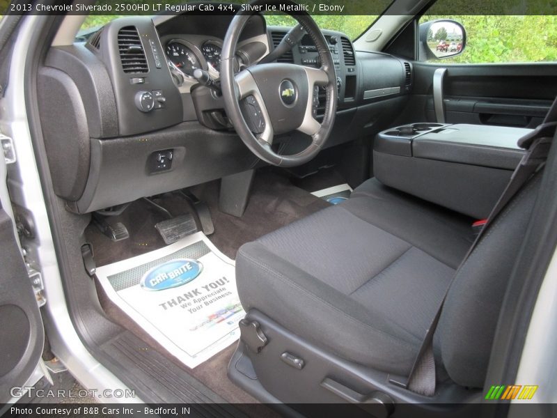 Silver Ice Metallic / Ebony 2013 Chevrolet Silverado 2500HD LT Regular Cab 4x4