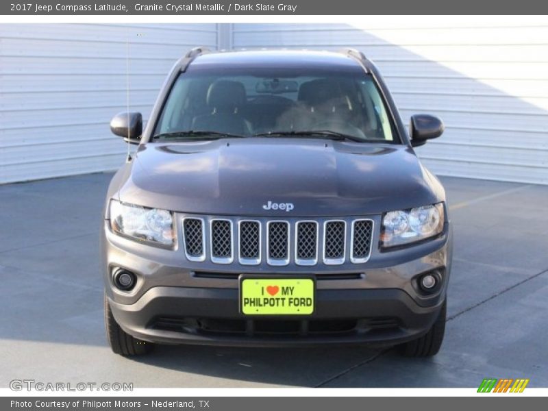 Granite Crystal Metallic / Dark Slate Gray 2017 Jeep Compass Latitude