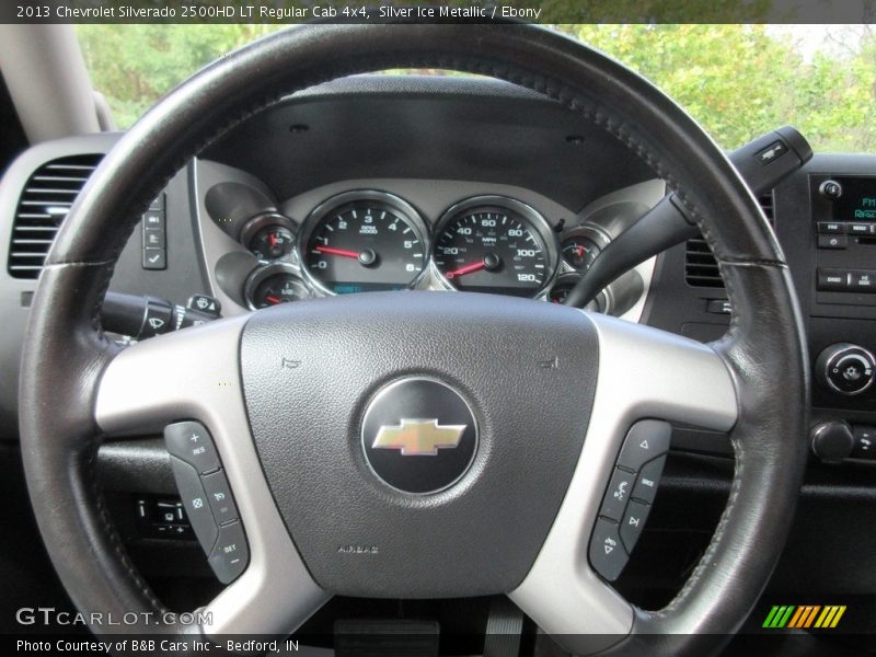 Silver Ice Metallic / Ebony 2013 Chevrolet Silverado 2500HD LT Regular Cab 4x4