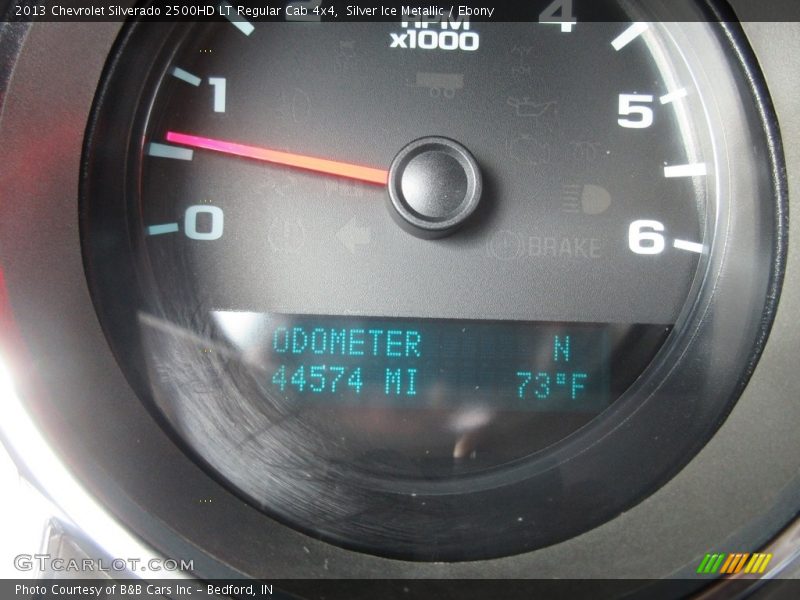 Silver Ice Metallic / Ebony 2013 Chevrolet Silverado 2500HD LT Regular Cab 4x4
