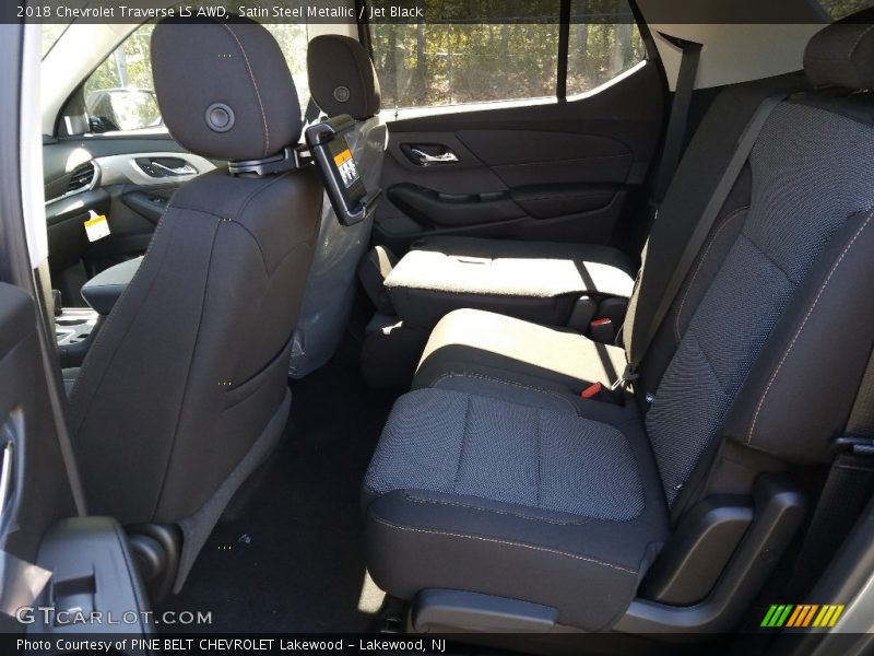 Satin Steel Metallic / Jet Black 2018 Chevrolet Traverse LS AWD