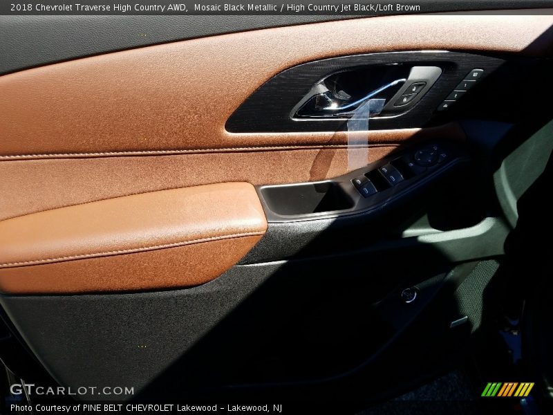 Mosaic Black Metallic / High Country Jet Black/Loft Brown 2018 Chevrolet Traverse High Country AWD