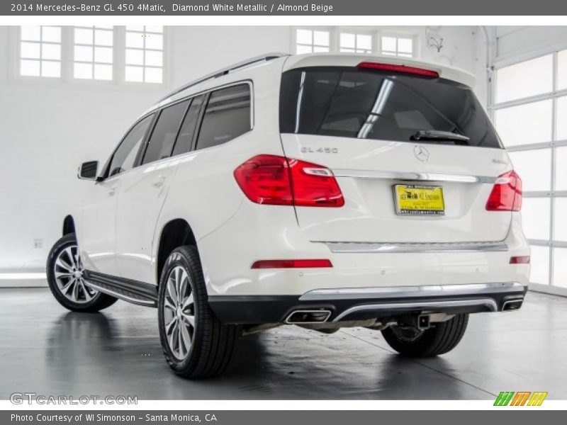 Diamond White Metallic / Almond Beige 2014 Mercedes-Benz GL 450 4Matic