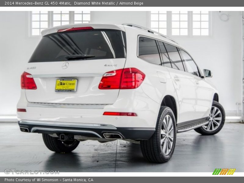 Diamond White Metallic / Almond Beige 2014 Mercedes-Benz GL 450 4Matic