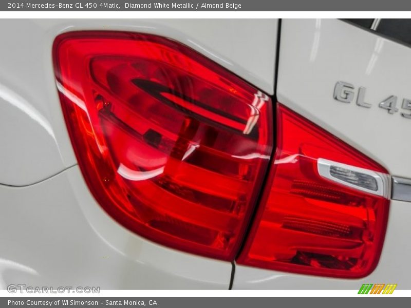 Diamond White Metallic / Almond Beige 2014 Mercedes-Benz GL 450 4Matic