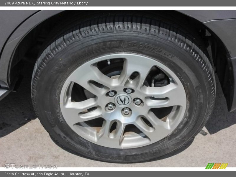 Sterling Gray Metallic / Ebony 2009 Acura MDX