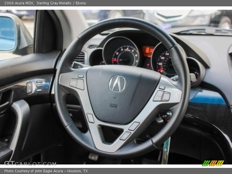 Sterling Gray Metallic / Ebony 2009 Acura MDX