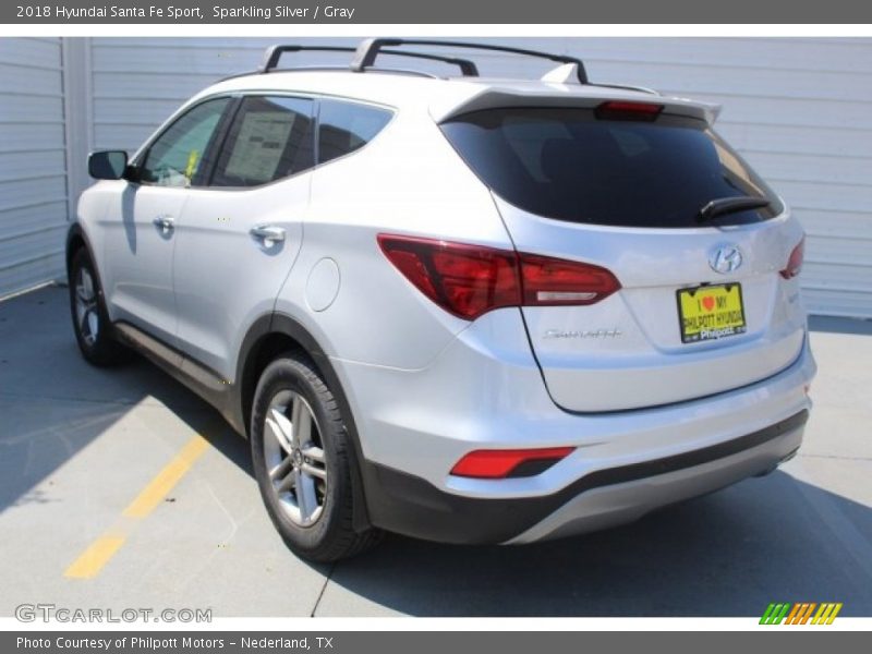 Sparkling Silver / Gray 2018 Hyundai Santa Fe Sport