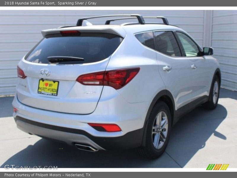 Sparkling Silver / Gray 2018 Hyundai Santa Fe Sport