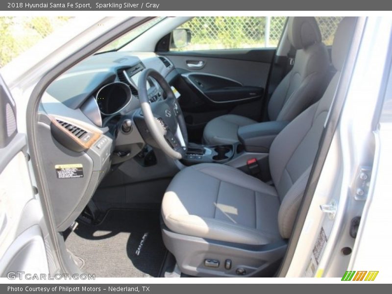Sparkling Silver / Gray 2018 Hyundai Santa Fe Sport