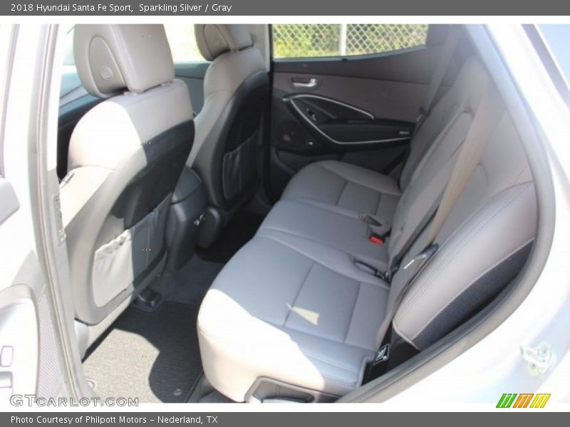 Sparkling Silver / Gray 2018 Hyundai Santa Fe Sport