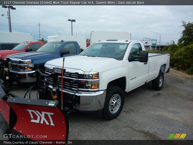 Summit White / Dark Ash/Jet Black 2017 Chevrolet Silverado 2500HD Work Truck Regular Cab 4x4