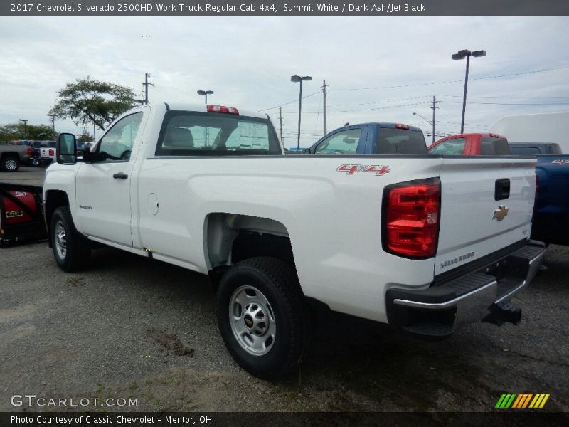 Summit White / Dark Ash/Jet Black 2017 Chevrolet Silverado 2500HD Work Truck Regular Cab 4x4