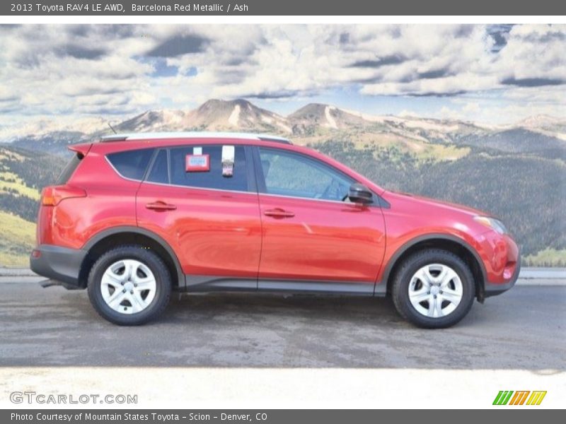 Barcelona Red Metallic / Ash 2013 Toyota RAV4 LE AWD