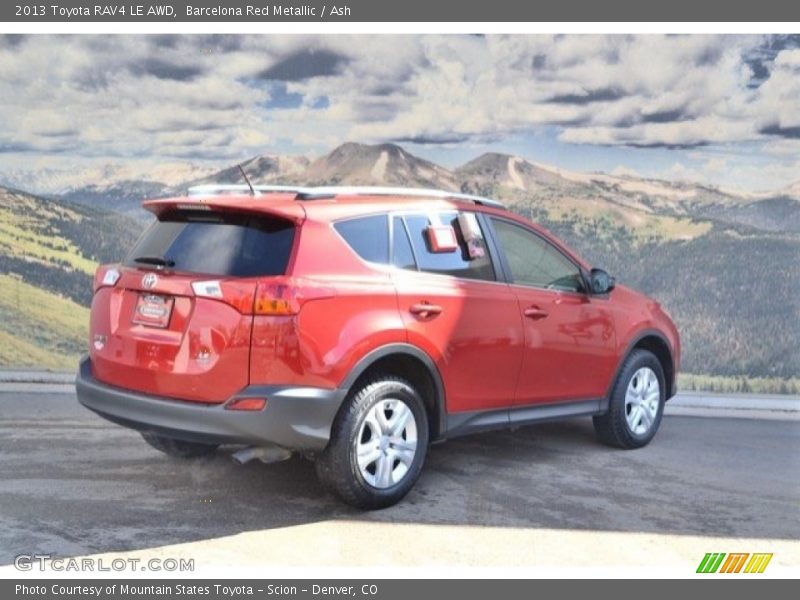 Barcelona Red Metallic / Ash 2013 Toyota RAV4 LE AWD