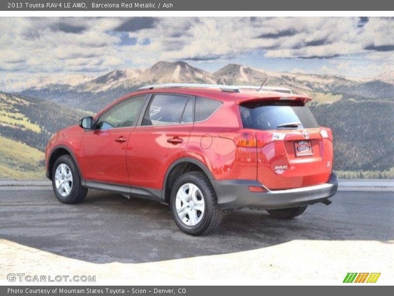 Barcelona Red Metallic / Ash 2013 Toyota RAV4 LE AWD