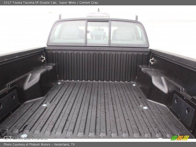 Super White / Cement Gray 2017 Toyota Tacoma SR Double Cab