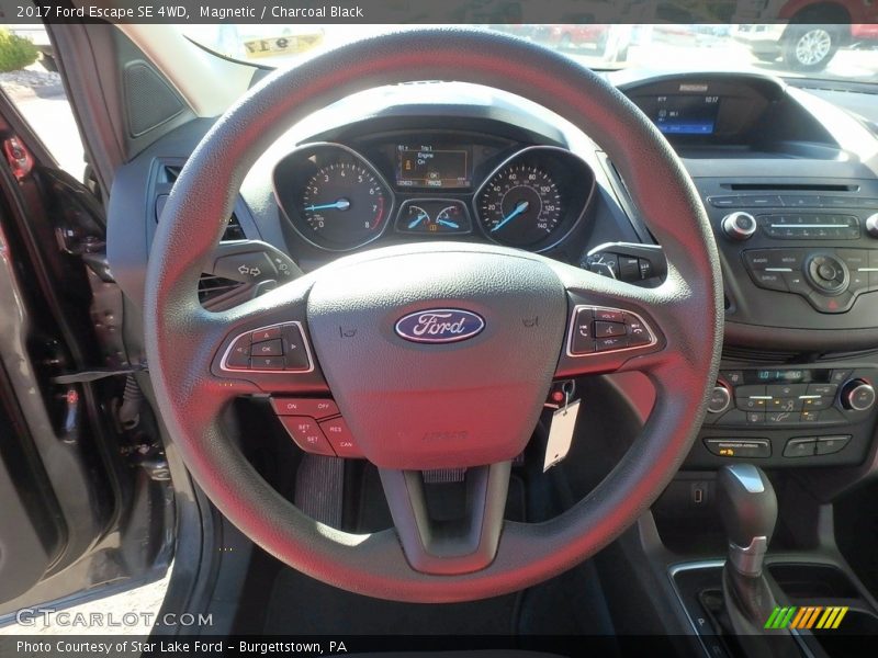 Magnetic / Charcoal Black 2017 Ford Escape SE 4WD