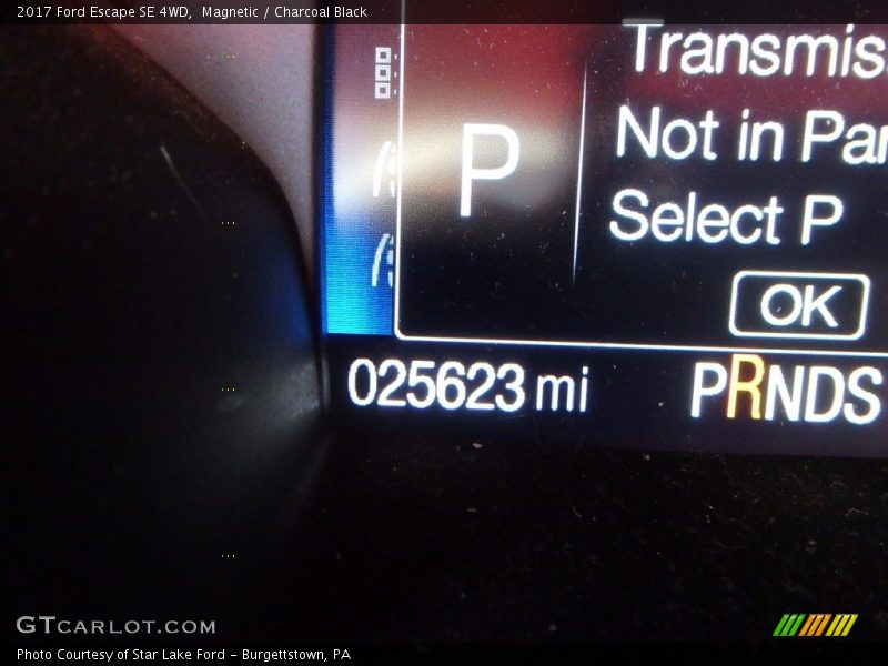 Magnetic / Charcoal Black 2017 Ford Escape SE 4WD