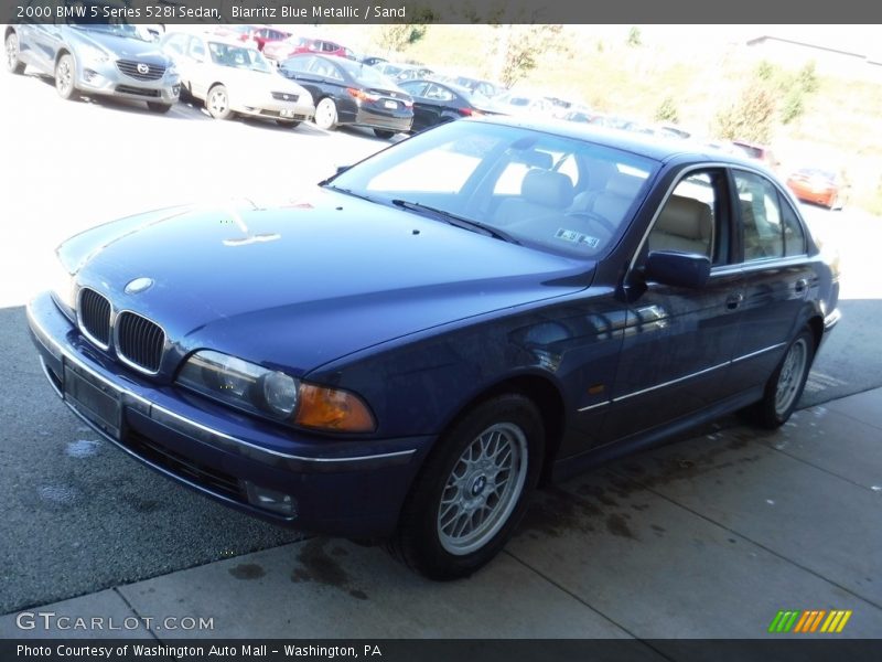 Biarritz Blue Metallic / Sand 2000 BMW 5 Series 528i Sedan