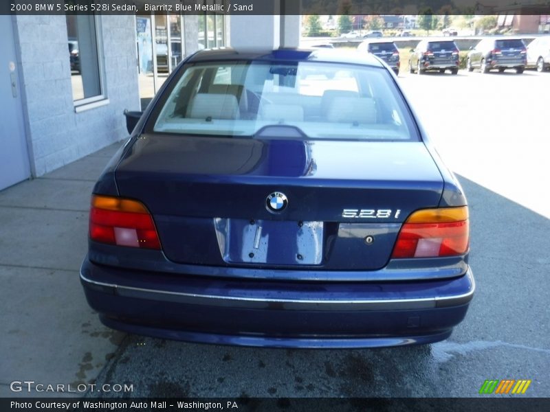 Biarritz Blue Metallic / Sand 2000 BMW 5 Series 528i Sedan