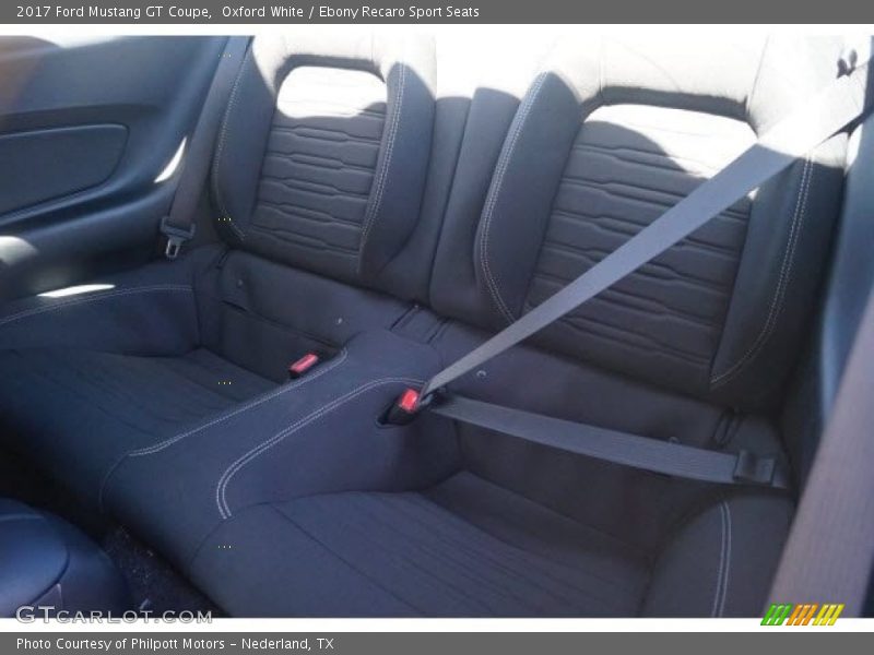 Oxford White / Ebony Recaro Sport Seats 2017 Ford Mustang GT Coupe