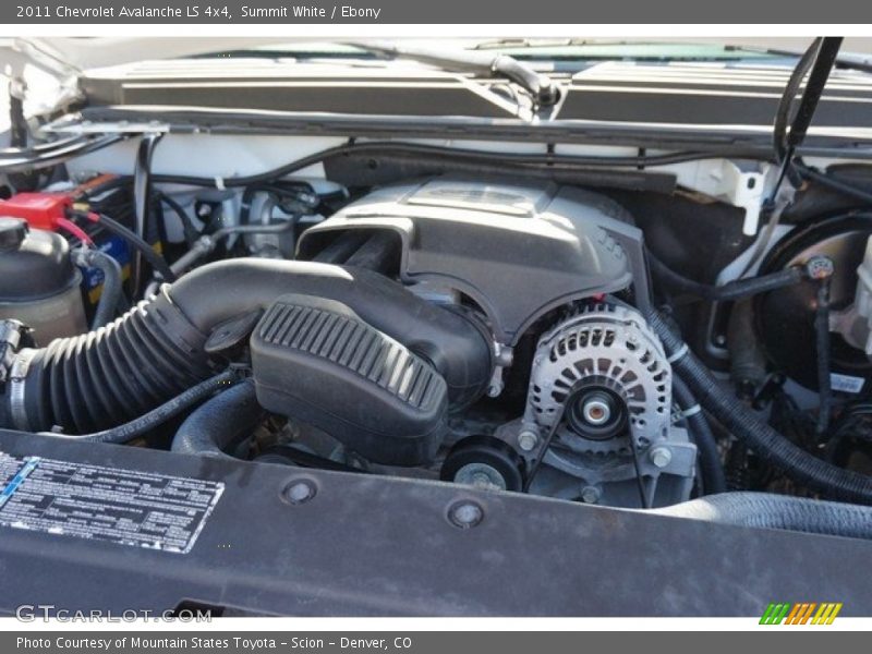 Summit White / Ebony 2011 Chevrolet Avalanche LS 4x4