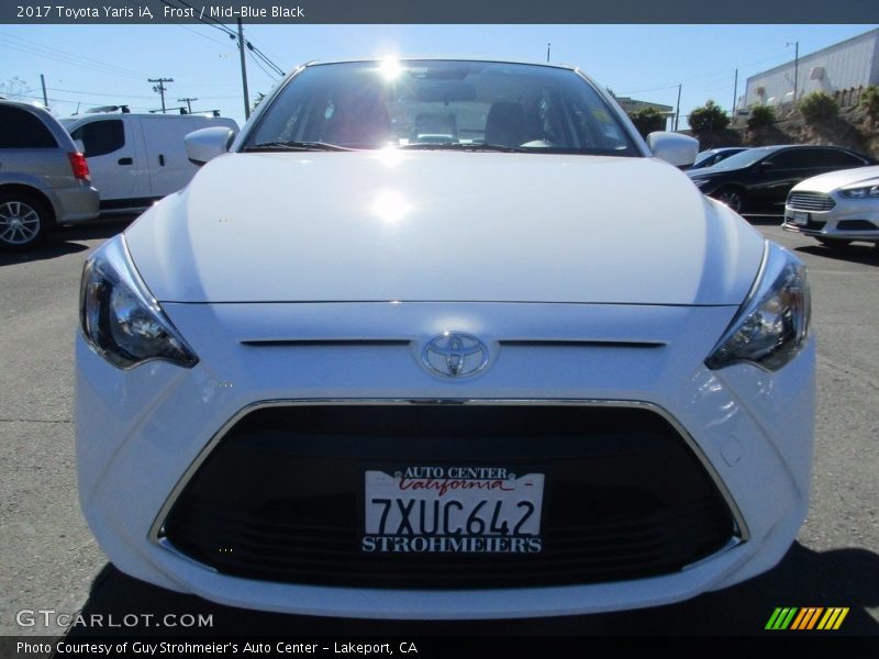 Frost / Mid-Blue Black 2017 Toyota Yaris iA