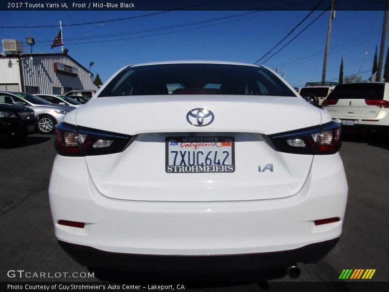 Frost / Mid-Blue Black 2017 Toyota Yaris iA