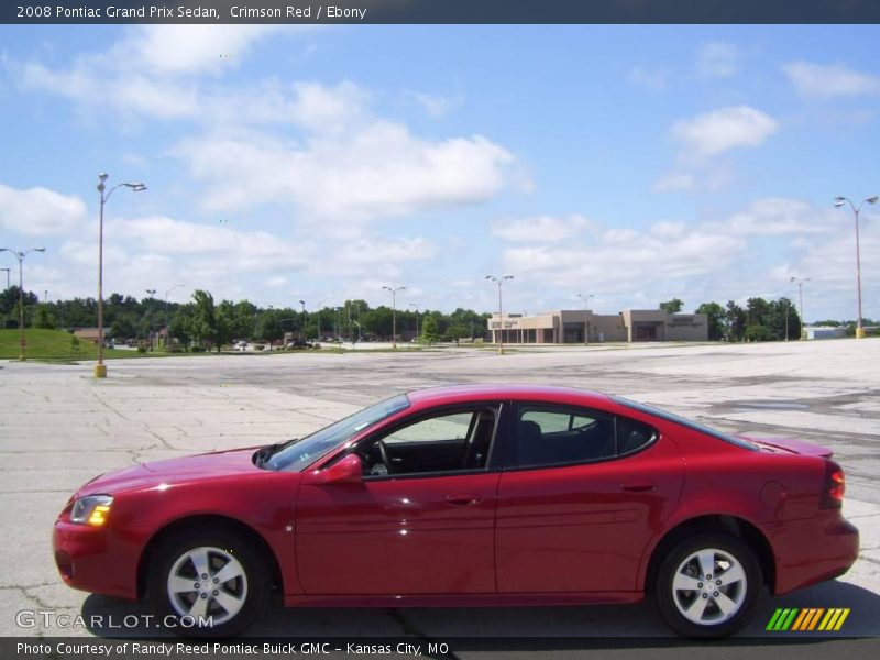 Crimson Red / Ebony 2008 Pontiac Grand Prix Sedan