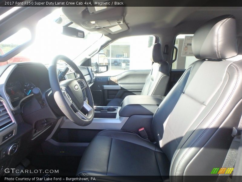 Magnetic / Black 2017 Ford F350 Super Duty Lariat Crew Cab 4x4