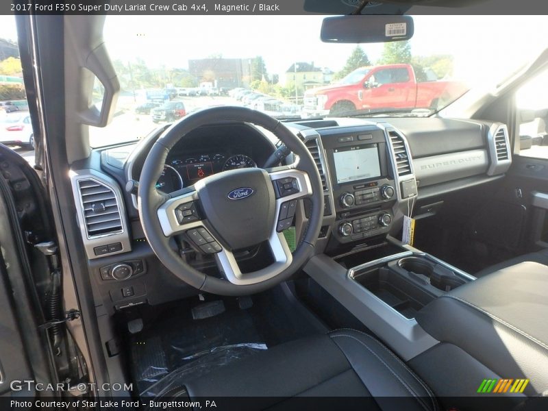 Magnetic / Black 2017 Ford F350 Super Duty Lariat Crew Cab 4x4