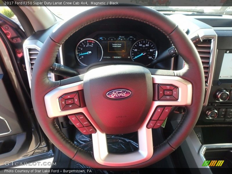 Magnetic / Black 2017 Ford F350 Super Duty Lariat Crew Cab 4x4