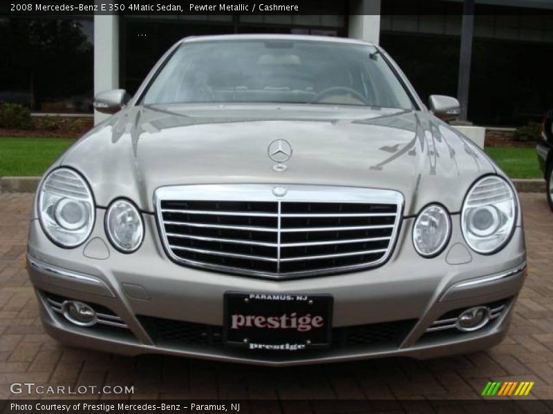 Pewter Metallic / Cashmere 2008 Mercedes-Benz E 350 4Matic Sedan