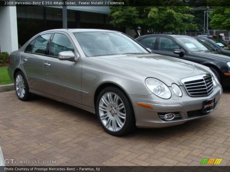 Pewter Metallic / Cashmere 2008 Mercedes-Benz E 350 4Matic Sedan