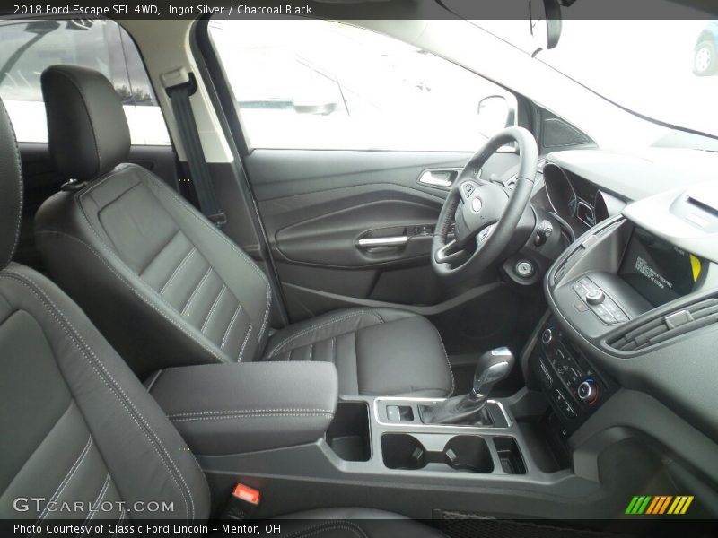 Ingot Silver / Charcoal Black 2018 Ford Escape SEL 4WD