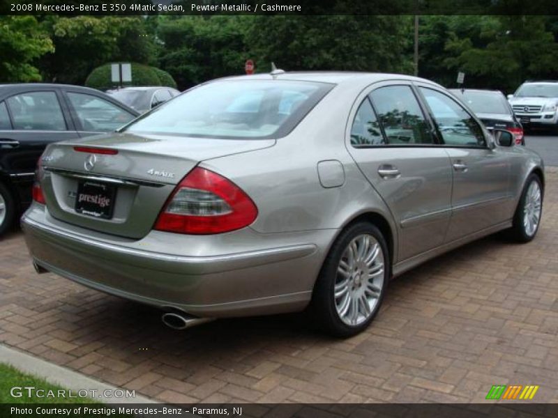 Pewter Metallic / Cashmere 2008 Mercedes-Benz E 350 4Matic Sedan