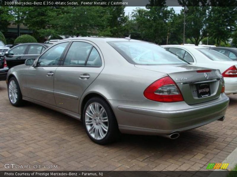Pewter Metallic / Cashmere 2008 Mercedes-Benz E 350 4Matic Sedan