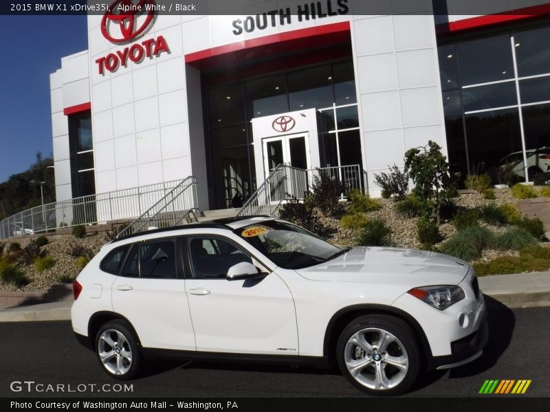 Alpine White / Black 2015 BMW X1 xDrive35i